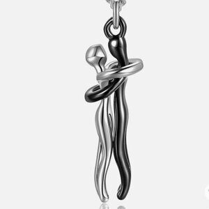 NEW! Lovers Embrace Pendant with 18" chain